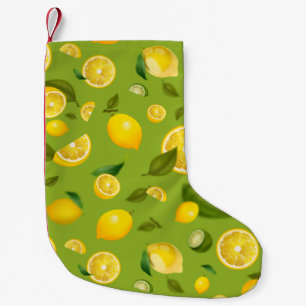 Lemon Variety 8 Small Christmas Stocking