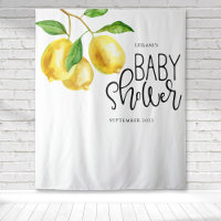 Lemon Watercolor Baby Shower