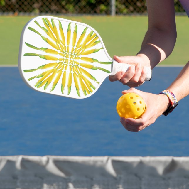 Lemon Watercolor Painting Art Design Pickleball Paddle (Insitu)