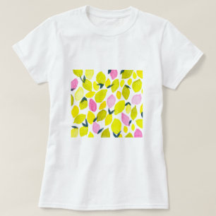 Lemon watercolor pattern T-Shirt