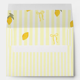 Lemon We Can't Wait to Squeeze You Baby Shower Envelope