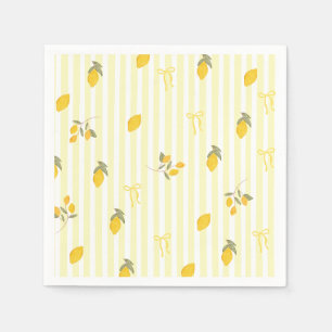 Lemon We Can't Wait to Squeeze You Baby Shower Napkin