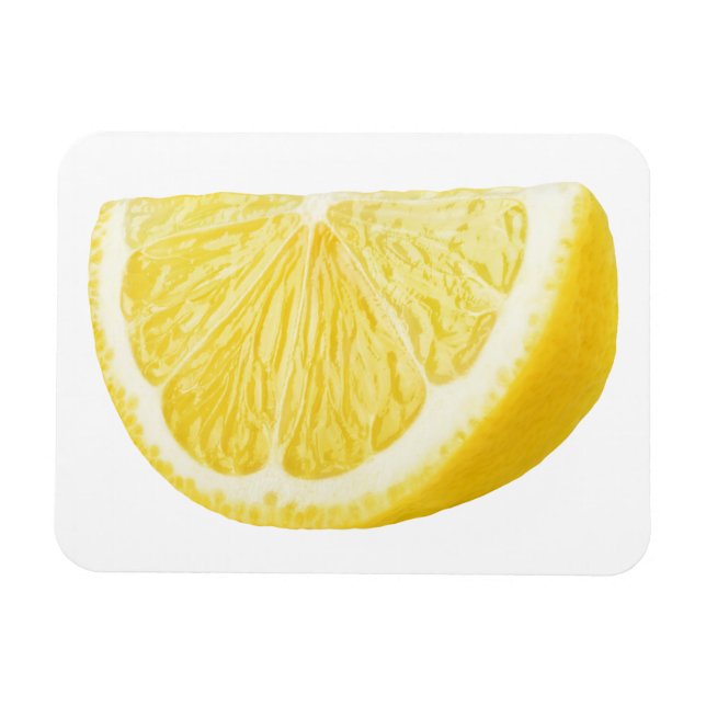 Lemon wedge magnet (Horizontal)