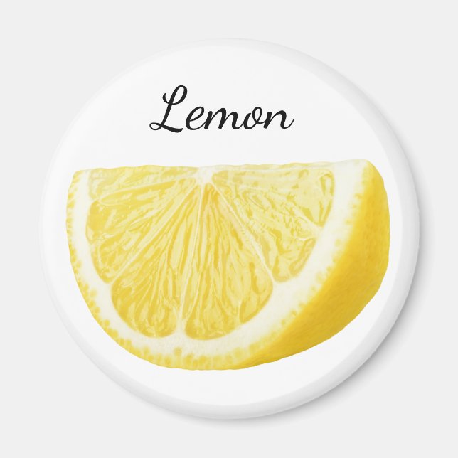 Lemon wedge magnet (Front)
