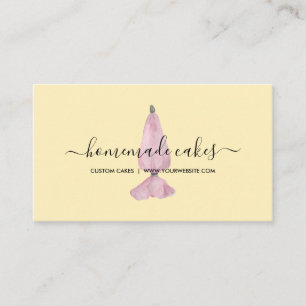 Lemon Yellow Bakery Business Card
