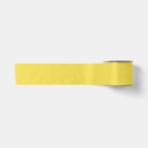Lemon Yellow Grosgrain Ribbon Satin Ribbon