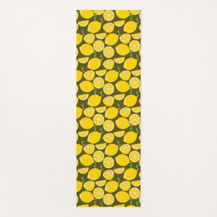 Lemon Yellow Modern Fun Cute Yoga Mat