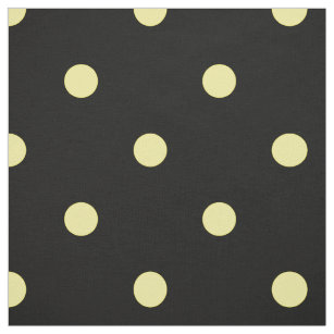 lemon polka dot fabric