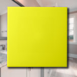 Lemon Yellow Solid Colour | Classic Elegant Tile<br><div class="desc">Lemon Yellow Solid Colour | Classic | Elegant | Trendy | Stylish | Gift</div>