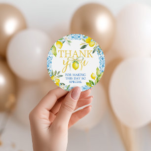 Lemon Zest Birthday Party Favour Tags