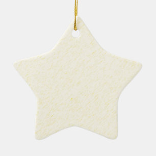 Lemon Zest print - yellow faun accessories custom Ceramic Tree Decoration