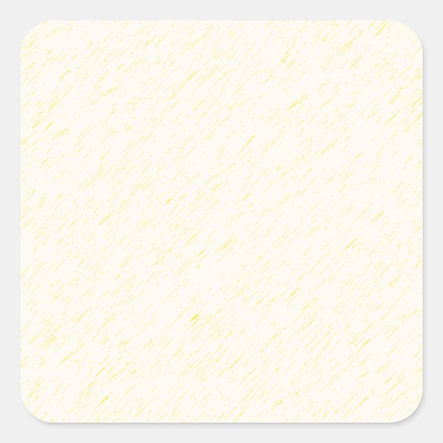 Lemon Zest print - yellow faun accessories custom Square Sticker (Front)