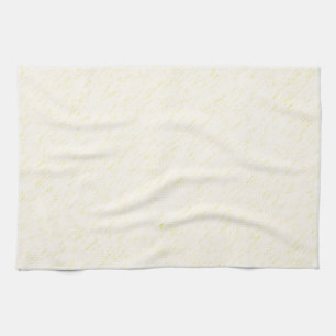 Lemon Zest print - yellow faun accessories custom Tea Towel