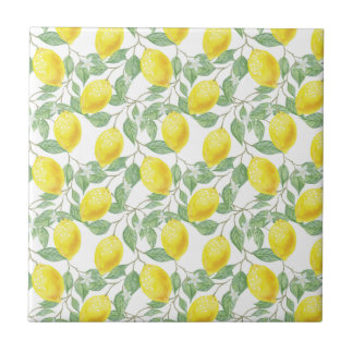 Lemon Zest Your Kitchen Cheerful Ceramic Tile