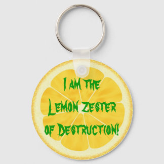 Lemon Zester of Destruction! Key Ring