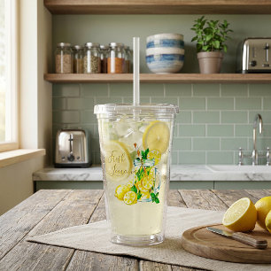 Lemonade acrylic tumbler