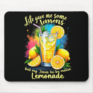 Lemonade Bible Life Gave Me Some Lemons Jesus Maki Mouse Mat