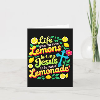 Lemonade Bible Life Gave Some Card