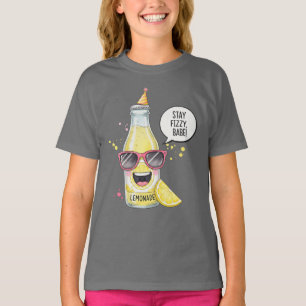 Lemonade Bottle in a Party Hat, by Natasha Us T-Shirt