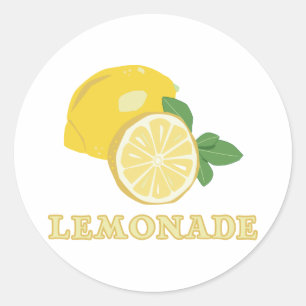 Lemonade Classic Round Sticker