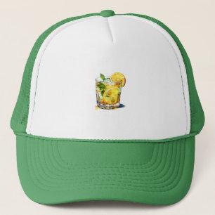 Lemonade Cocktail Drink Trucker Hat