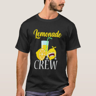 Lemonade Crew And Boss Lemon Juice Summer Yellow T-Shirt