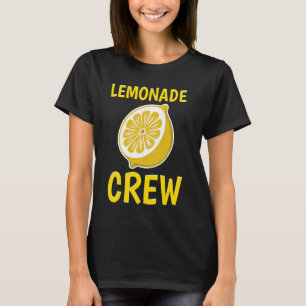 Lemonade Crew Boss Lemon Juice Lover Summer Drink T-Shirt