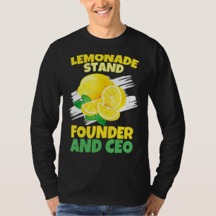 Lemonade Crew Kids Funny Lemonade Stand Lemon Love T-Shirt