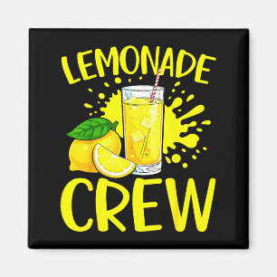 Lemonade Crew Lemon Juice Lover Summer Drink Magnet