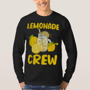Lemonade Crew Lemon Slices Juice Summer Citrus Sum T-Shirt