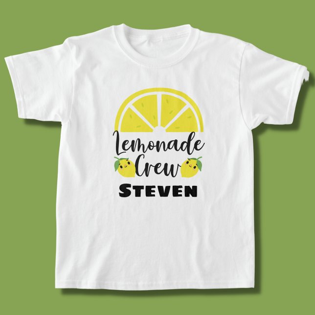 Lemonade Crew Personalised Lemonade Stand T-Shirt (Creator Uploaded)