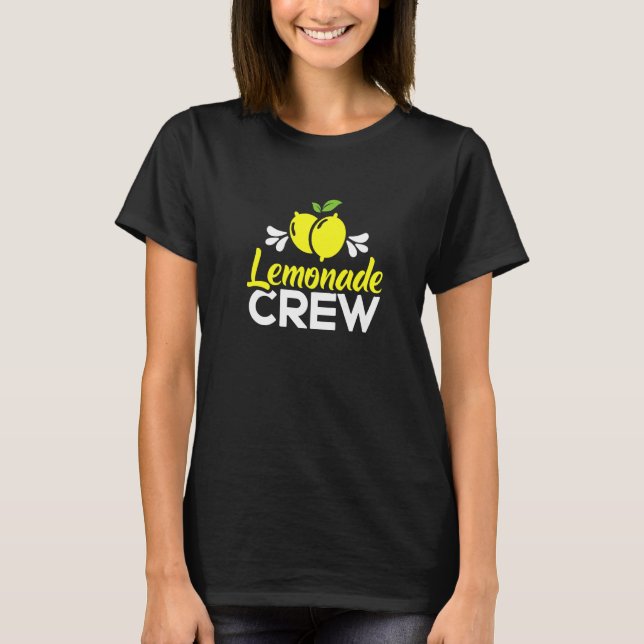 Lemonade Crew Summer Lemon Juice T-Shirt (Front)