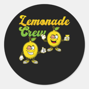 Lemonade Dealer Lemonade Crew Lemonade Stand Boss Classic Round Sticker