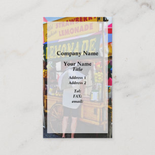 Lemonade For Sale Business Card
