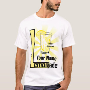 Lemonade Freshly Squeezed Template Mens T-shirt