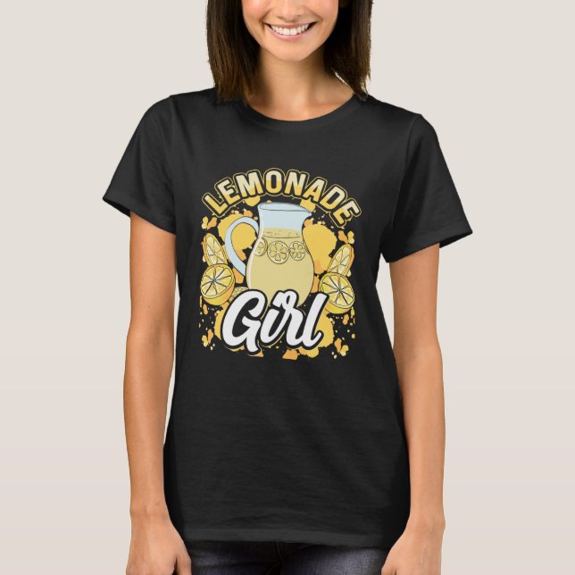 Lemonade Girl Lemonade Stand Boss T-Shirt (Front)
