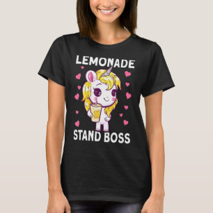Lemonade Girl Lemonade Stand Boss T-Shirt