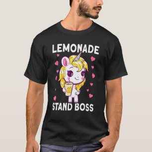 Lemonade Girl Lemonade Stand Boss T-Shirt