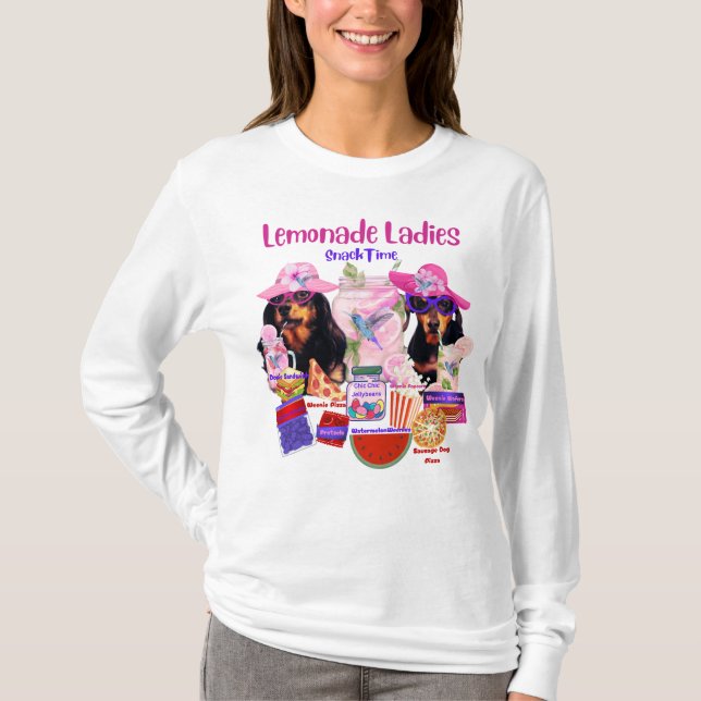 Lemonade Ladies Snack Time Ladies' Tee (Front)