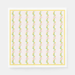 Lemonade lemon birthday napkins grandmillennial