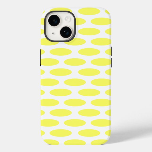 Lemonade Modern Oval at Emporiomoffa Case-Mate iPhone Case (Back)