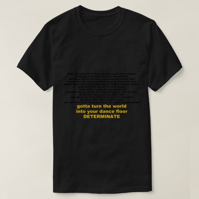 Lemonade Mouth Determinate Rap Classic T-Shirt (Design Front)