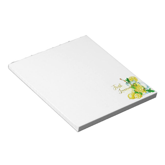 Lemonade  notepad (Angled)
