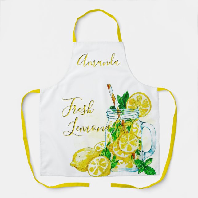 Lemonade  personalised apron (Front)