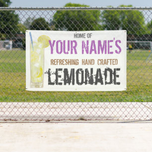 Lemonade Personalised Banner