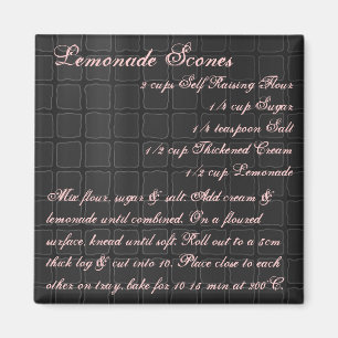 Lemonade Scones Recipe Magnet silk