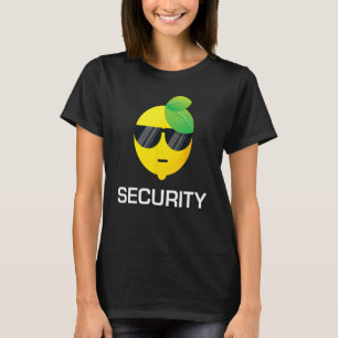 Lemonade Security Funny Lemonade Lemon Stand Crew T-Shirt