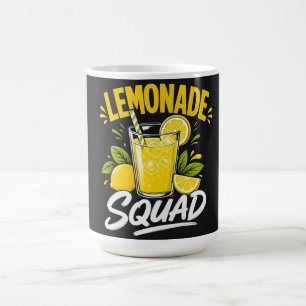 Lemonade Squad Fresh Summer Citrus Graphic Coffee Mug