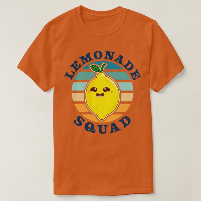 Lemonade Squad Funny Lemonade Stand Summer T-Shirt (Design Front)