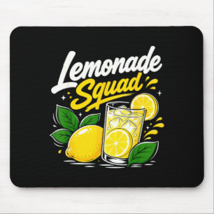 Lemonade squad summer lemon drink lover crew mouse mat